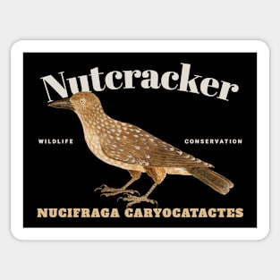 Wildlife Conservation Spotted Nutcracker Sticker